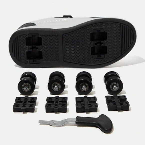 JNSQ 4-Wheel Detachable Ultra-Light Roller Skate Sneakers For Kids Sz 6.5 NEW! - Picture 4 of 7